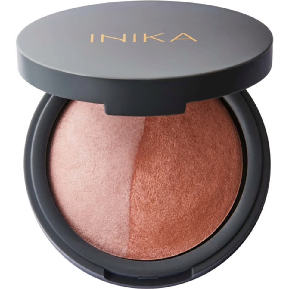 Best Vegan Mineral Makeup NIKA Organic Mineral Baked Blush Duo