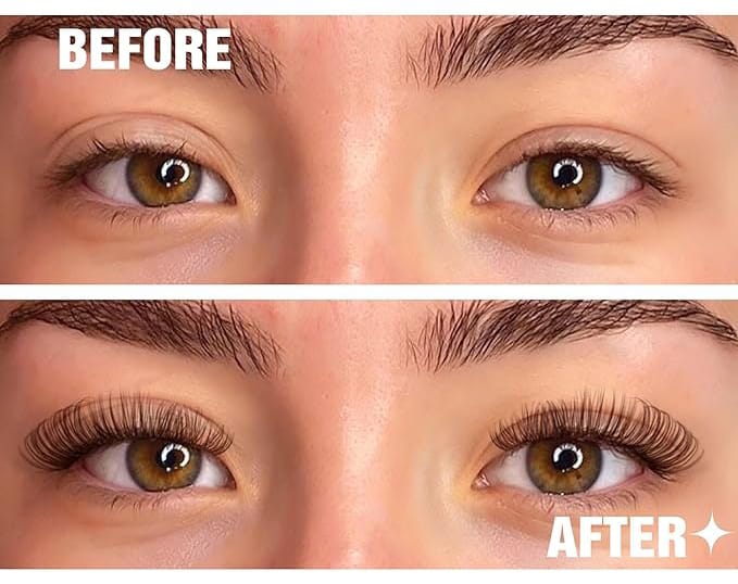 Before And After Brown Lash Extensions brown-lashes-extensions