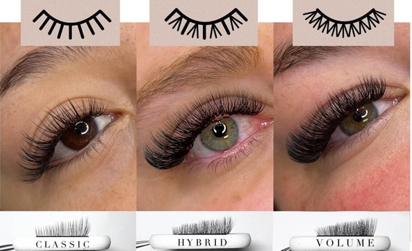 Classic Set Lashes Classic Lashes vs Hybrid vs Volume