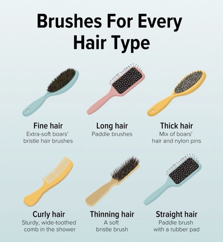Hair Brushes For Different Hair Types