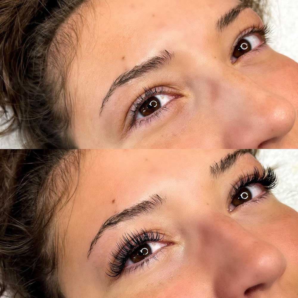Volume Set Lashes 101 full set light volume lashes