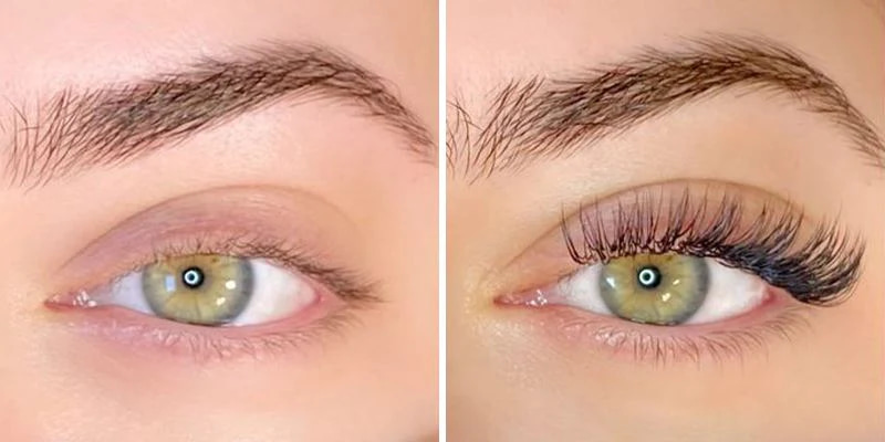Classic Set Lashes natural eyelash extension