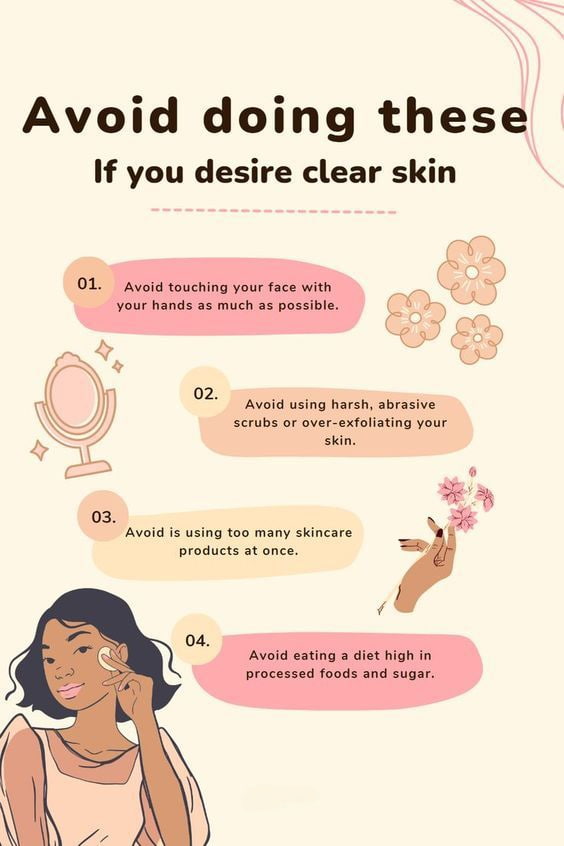 Avoid Doing These If You Want Clear Skin
