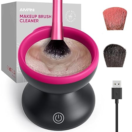 Top 9 Automatic Makeup Brush Cleaner For Spotless Brushes Alyfini Portable Automatic USB Cosmetic Brushes Cleaner