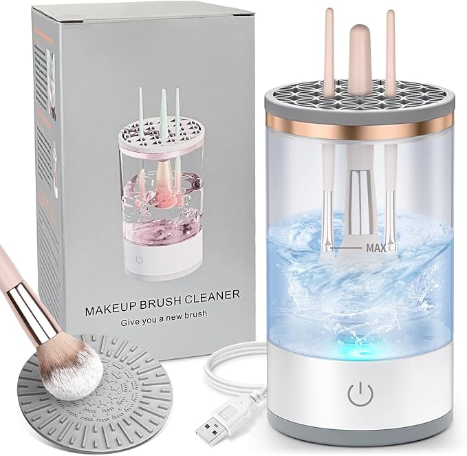 Top 9 Automatic Makeup Brush Cleaner For Spotless Brushes Cisbelw Electric Makeup Brush Cleaner