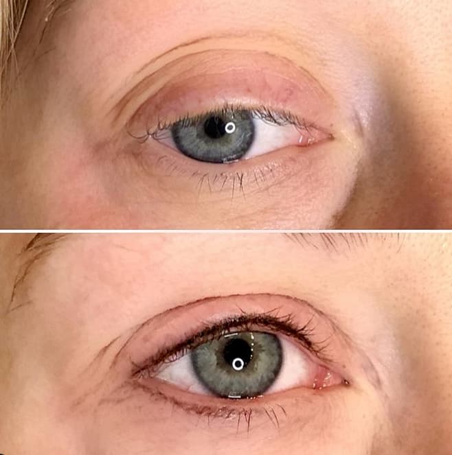 Permanent Eyeliner Before And After Pictures permanent eyeliner before and after photos