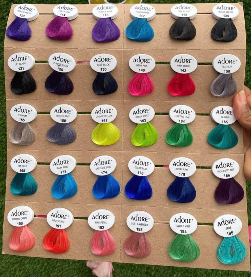 Adore Hair Dye Chart Explained: Find Your Perfect Hair Color adore hair dye colour chart