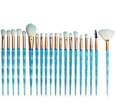 8 Best Blue Makeup Brushes blue mermaid makeup brushes