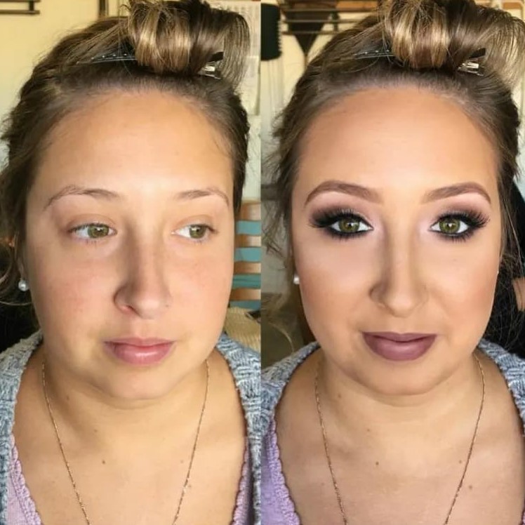 Contouring Before After: How It Completely Changes Your Face before and after contour