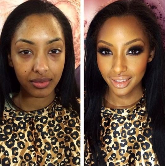 Contouring Before After: How It Completely Changes Your Face before and after makeup contouring