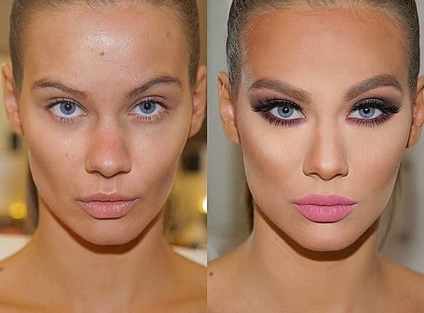Contouring Before After: How It Completely Changes Your Face contouring before after images