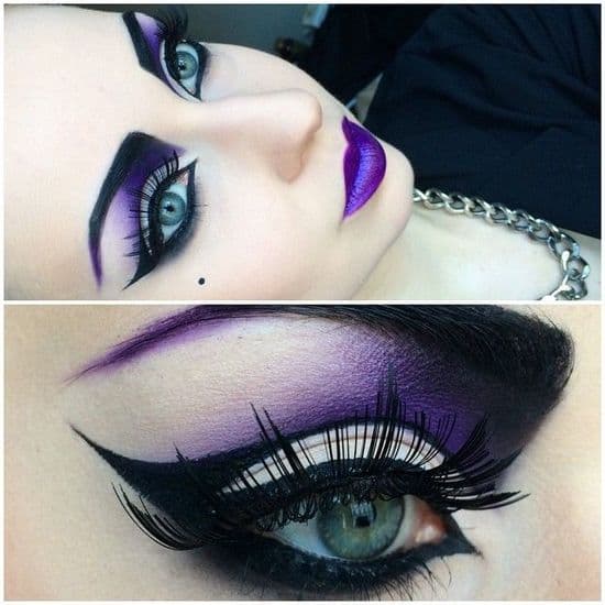 9 Best Goth Eyeshadow Palettes That Redditors Swear By dark purple goth eye makeup