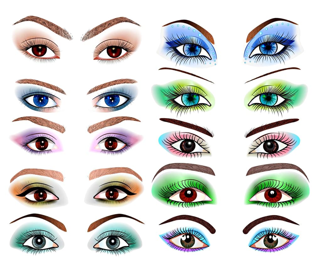 Mary Kay Eye Makeup Application Chart eye colour makeup chart