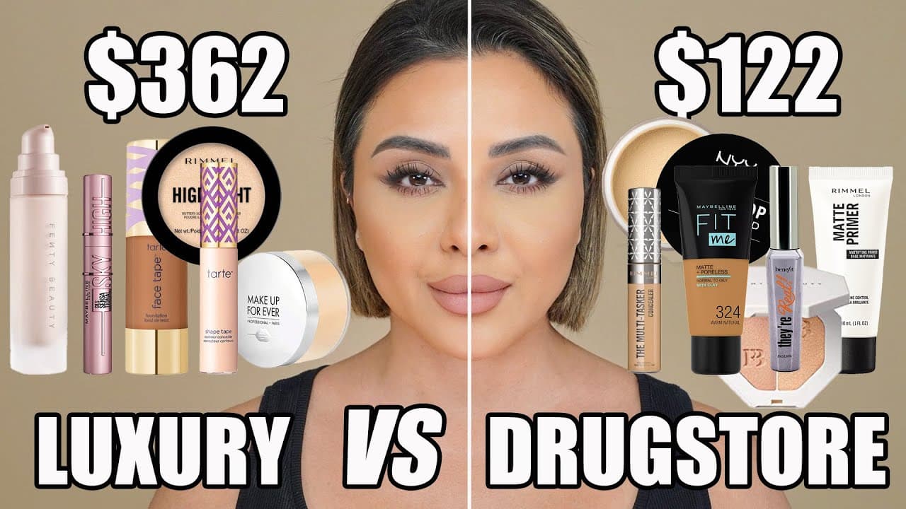 high end vs drugstore makeup