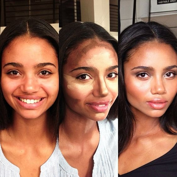 Contouring Before After: How It Completely Changes Your Face makeup contouring before and after