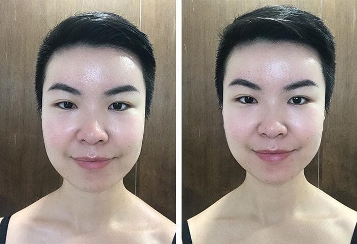 Gua Sha Before And After Photos (Jade, Quartz, and More) Amethyst Gua Sha Before and After