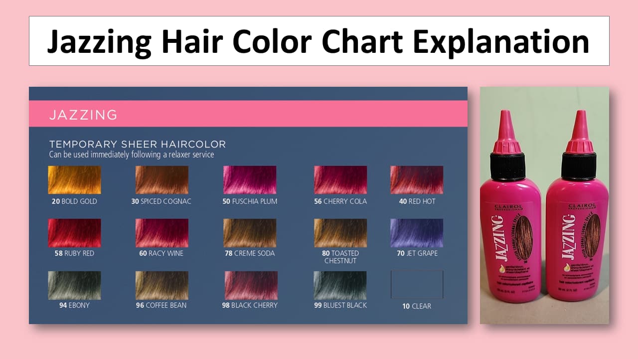 Clairol Jazzing Hair Color Chart Clairol Jazzing Hair Color Chart