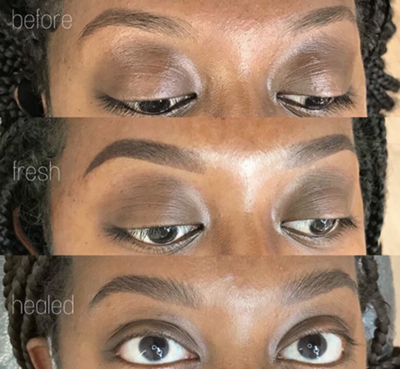 ombre brows before and after pictures​