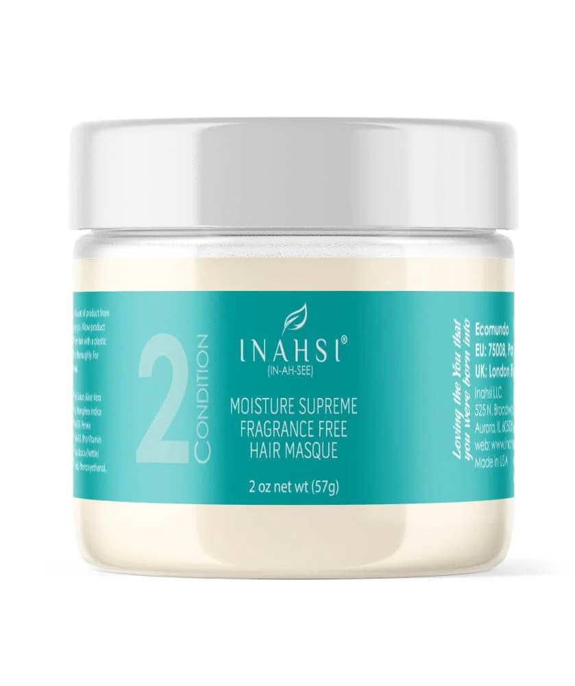7 Best Fragrance Free Hair Products For Curly Hair Inahsi Moisture Supreme Fragrance Free Hair Masque