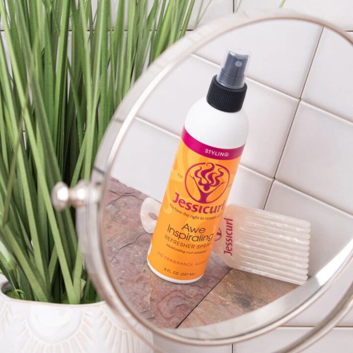 7 Best Fragrance Free Hair Products For Curly Hair Jessicurl, Awe Inspiraling Curl Refresher Spray for hair