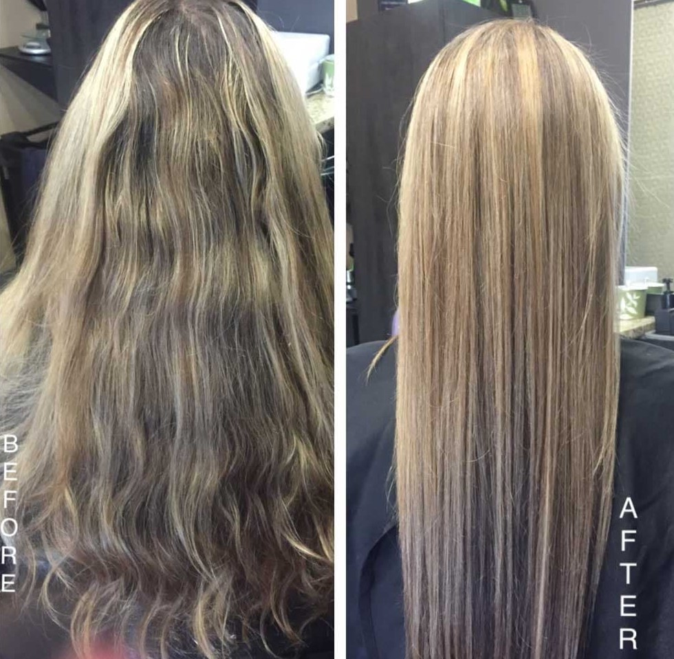 before and after brazilian blowout​