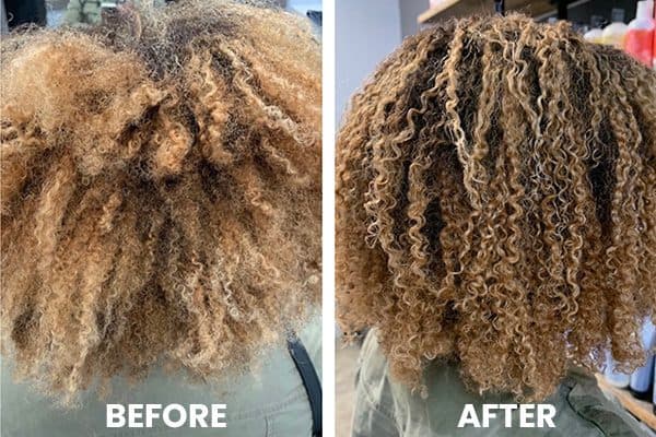 curly hair brazilian blowout​
