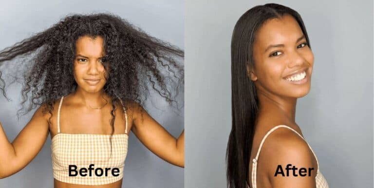 Brazilian Blowout Before And After how long does a brazilian blowout last on curly hair