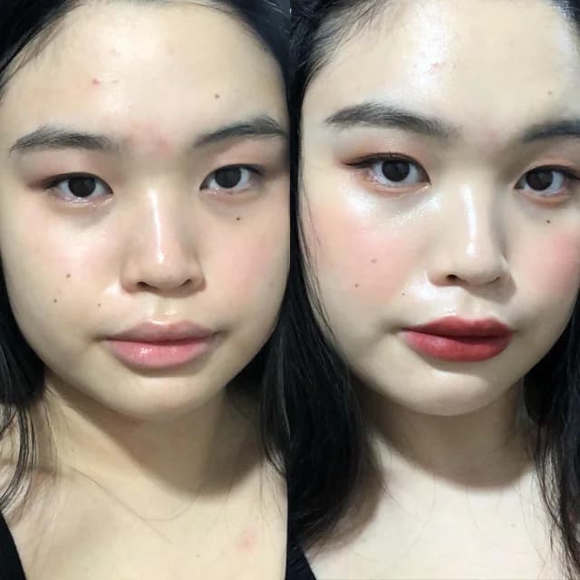 makeup before and after korean​ pictures