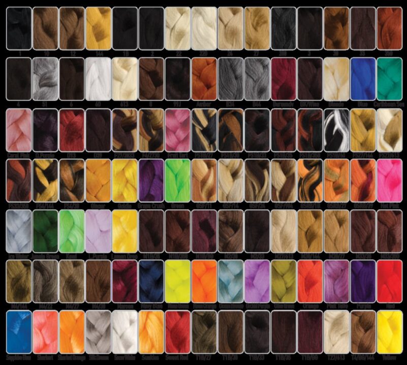 Braiding Hair Color Chart Explained In Detail