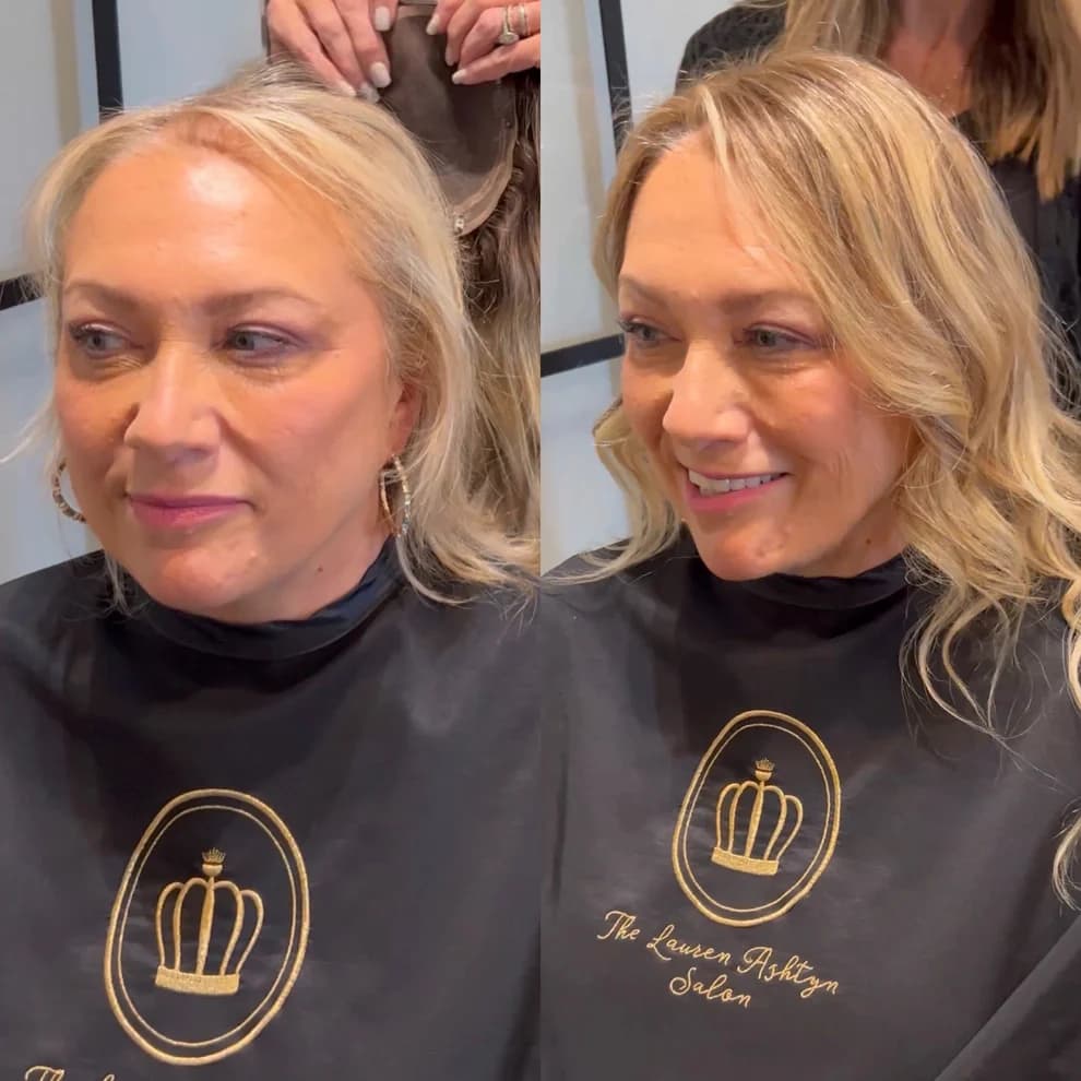 Before And After Hair Extensions For Thin Hair On Top Pictures Before And After Hair Extensions For Thin Hair On Top Pics