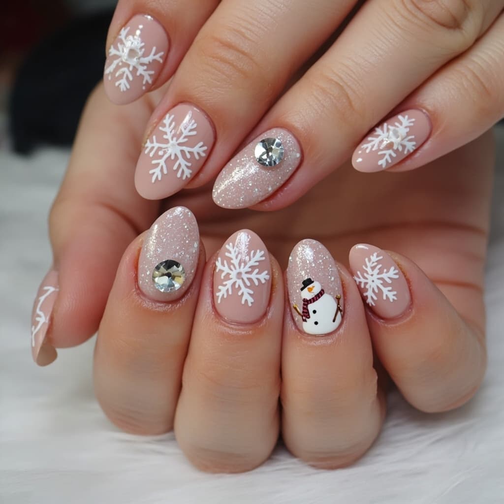 45+ Nail Designs With Glitter And Rhinestones Ideas Bling Nail Designs for Short Nails
