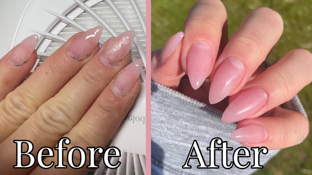Builder Gel Nails Before And After Pictures Builder Gel Nails Before And After results