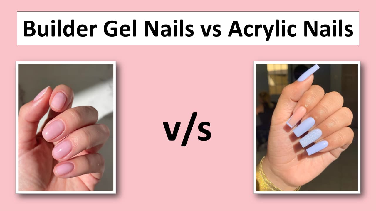 Builder Gel Nails Before And After Pictures Builder Gel Nails vs Acrylic Nails