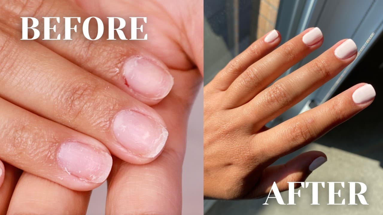 Builder Gel Nails Before And After Pictures Builder gel nails before and after acrylic