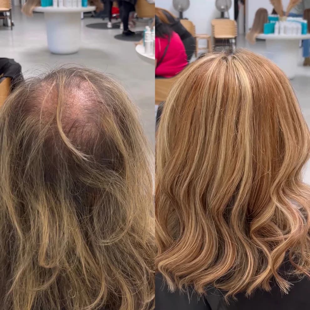 Before And After Hair Extensions For Thin Hair On Top Pictures Hair Extensions For Thin Hair On Top Before After Photos