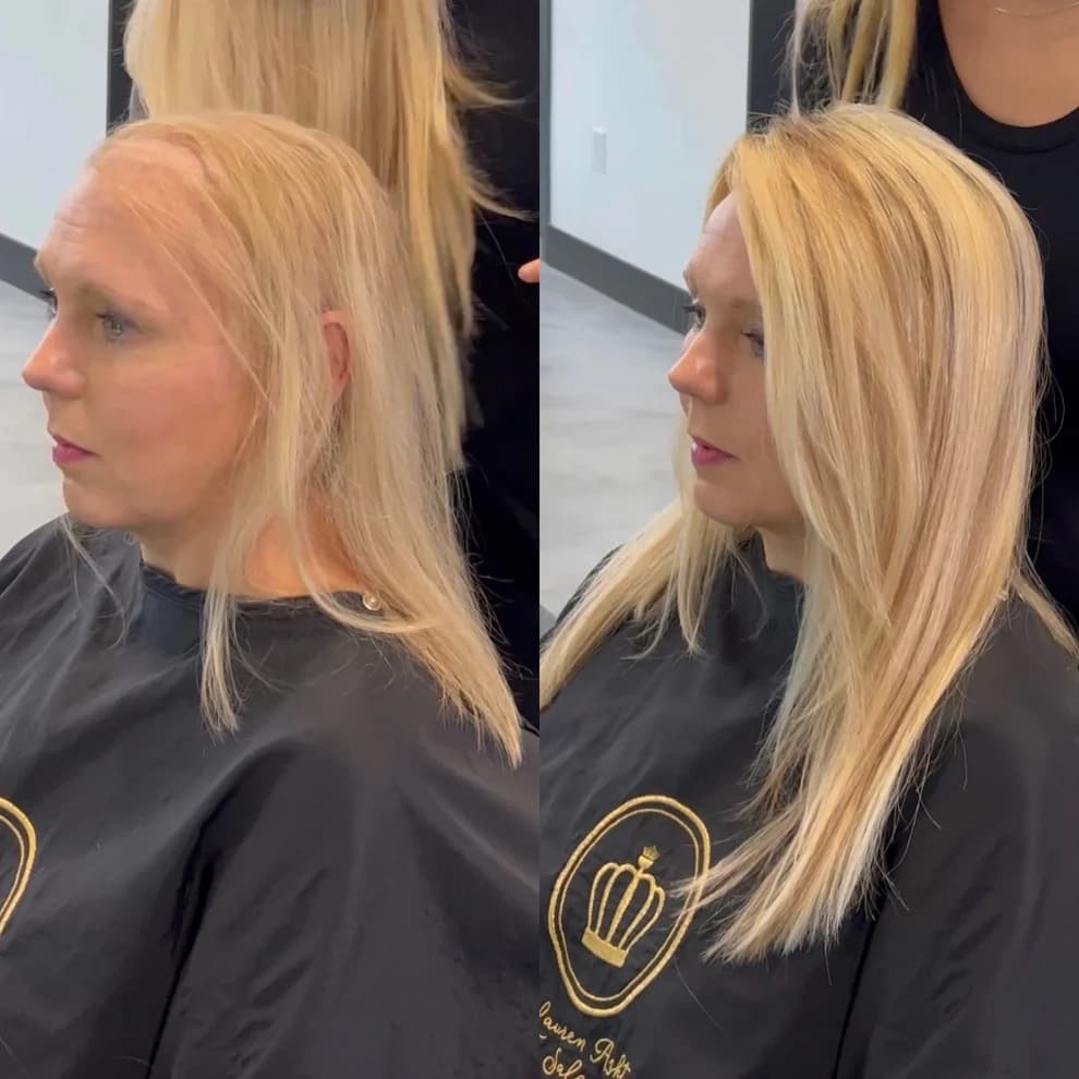 Before And After Hair Extensions For Thin Hair On Top Pictures Hair Extensions For Thin Hair On Top Before After