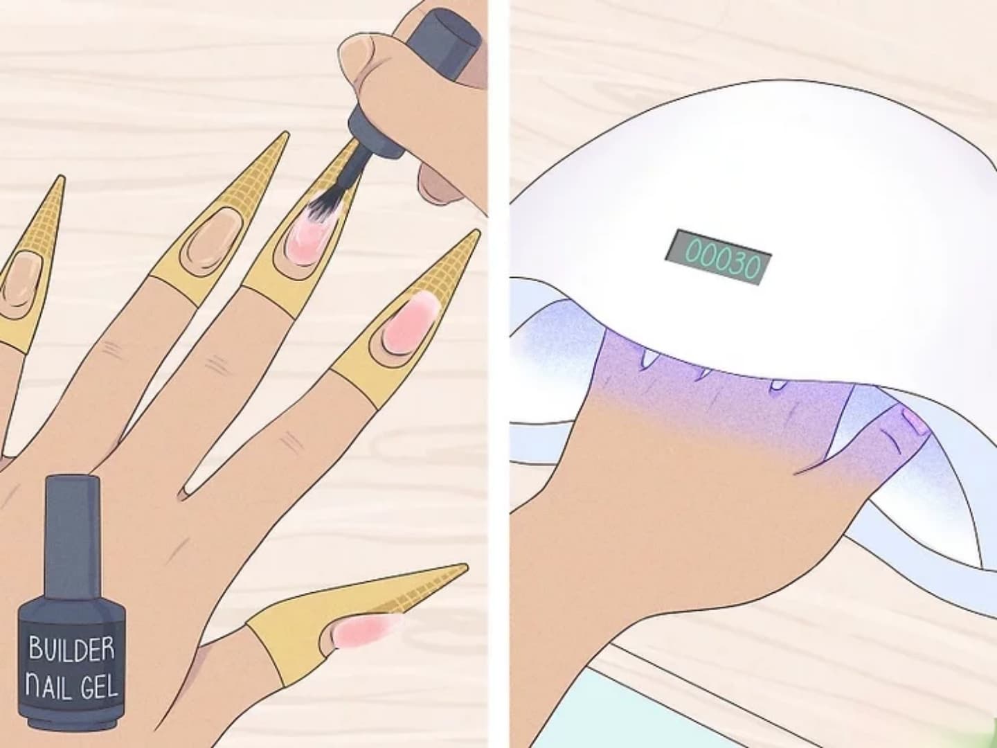 Builder Gel Nails Before And After Pictures How to use builder gel on natural nails