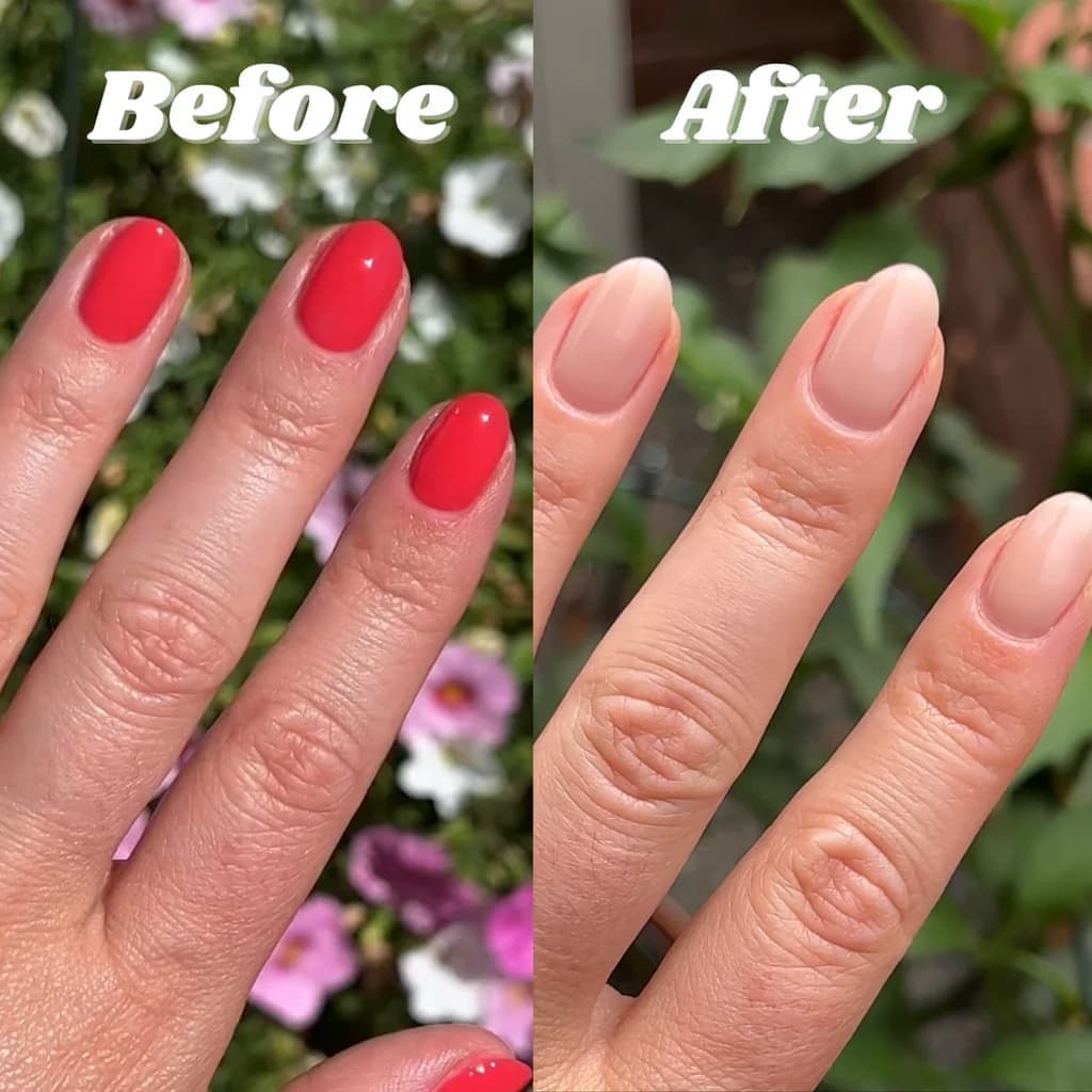 Builder Gel Nails Before And After Pictures before and after builder gel nail growth