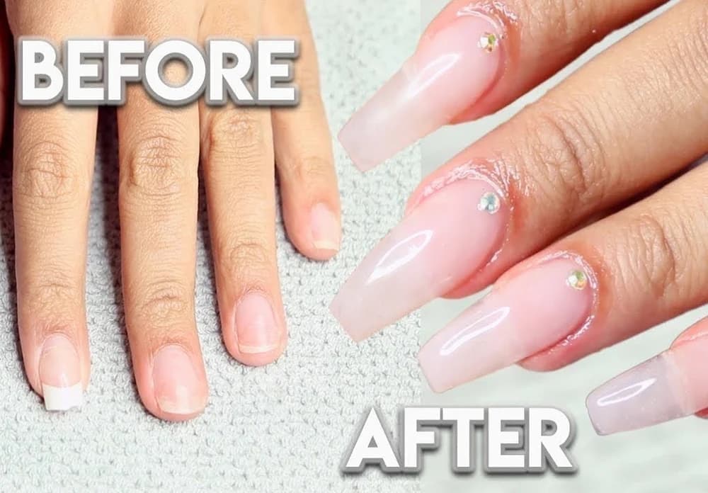Builder Gel Nails Before And After Pictures builder gel nails before after images