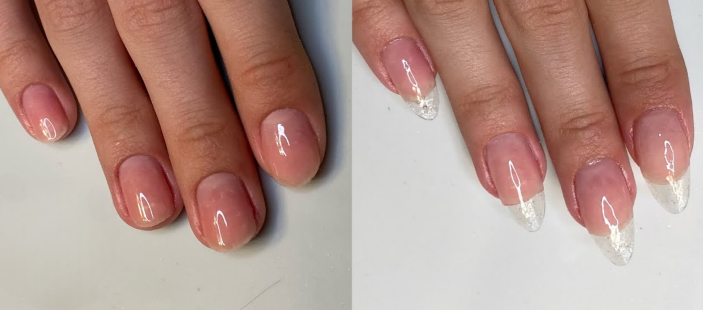 Builder Gel Nails Before And After Pictures builder gel nails before after results