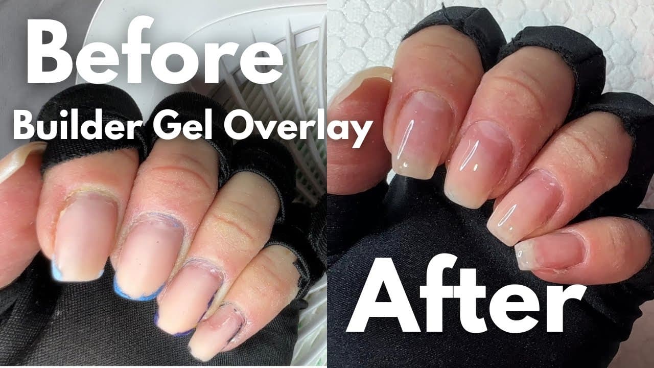 Builder Gel Nails Before And After Pictures builder gel nails before after