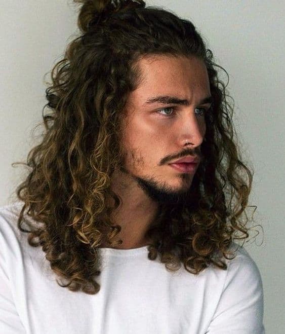 curly hair length chart men​