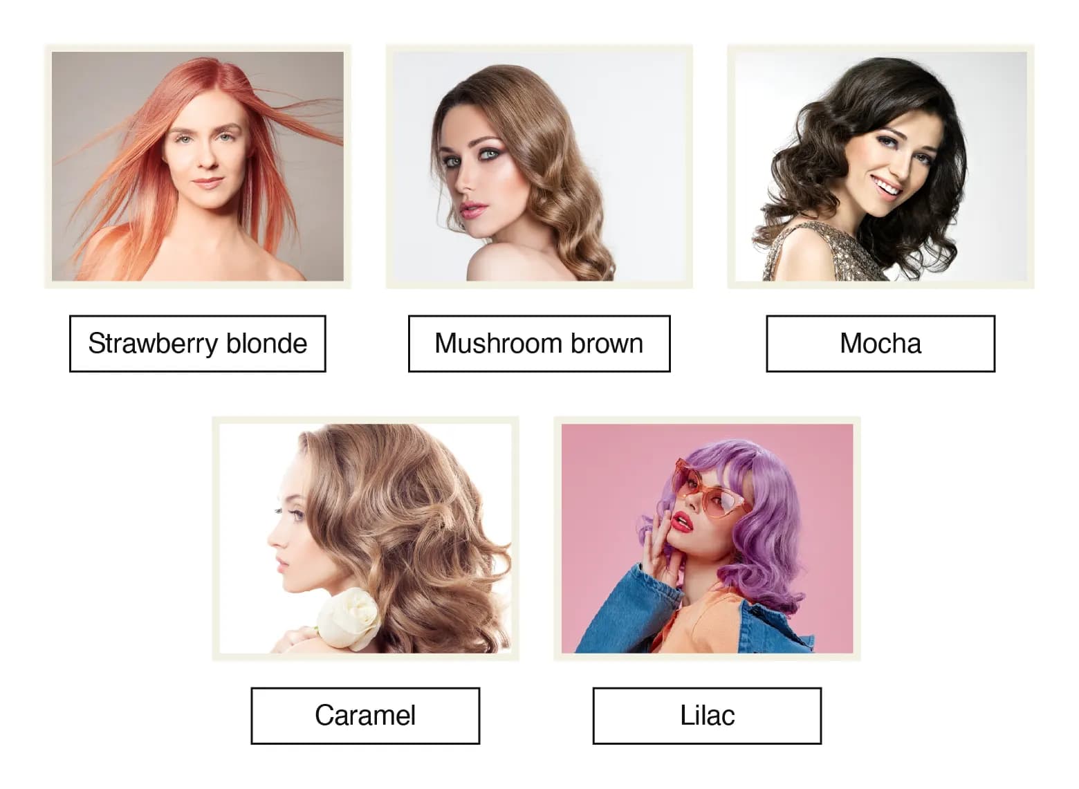 fair-skin-neutral skin tone hair color chart​