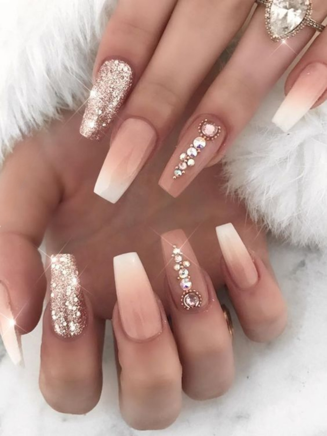 toe nail designs with rhinestones​