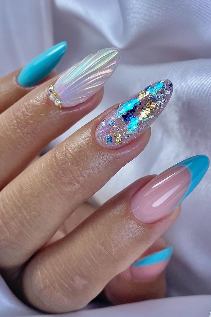 nail design with rhinestones​ (3)