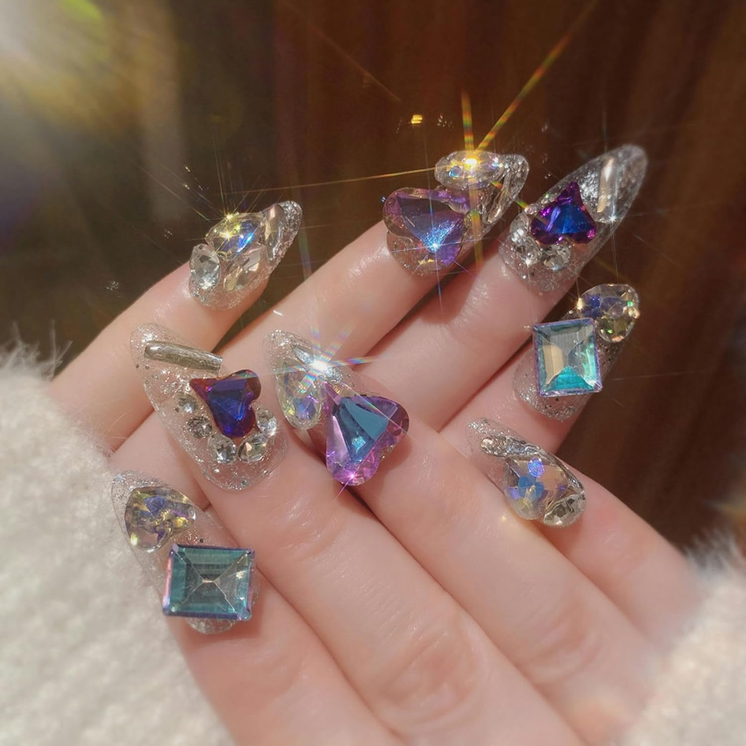 nail designs with glitter​ (5)