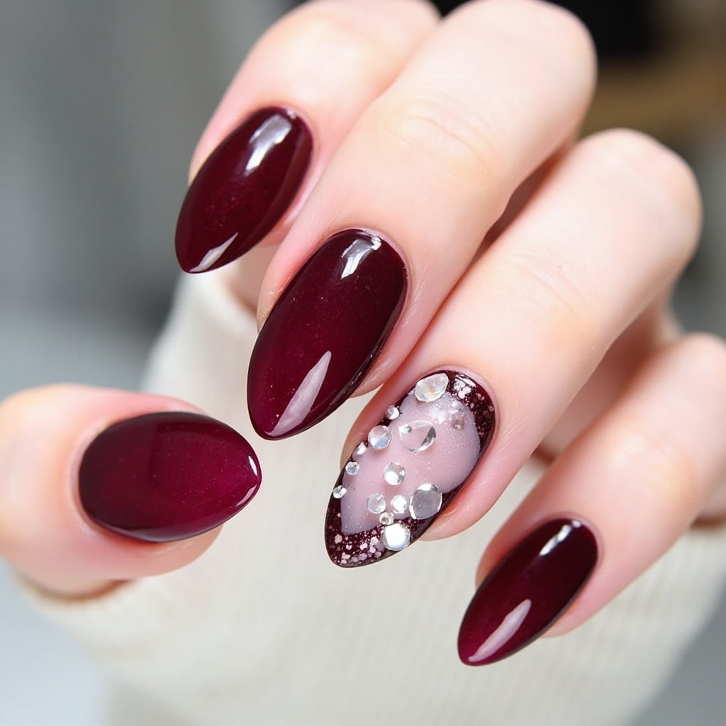 nail designs with glitter​