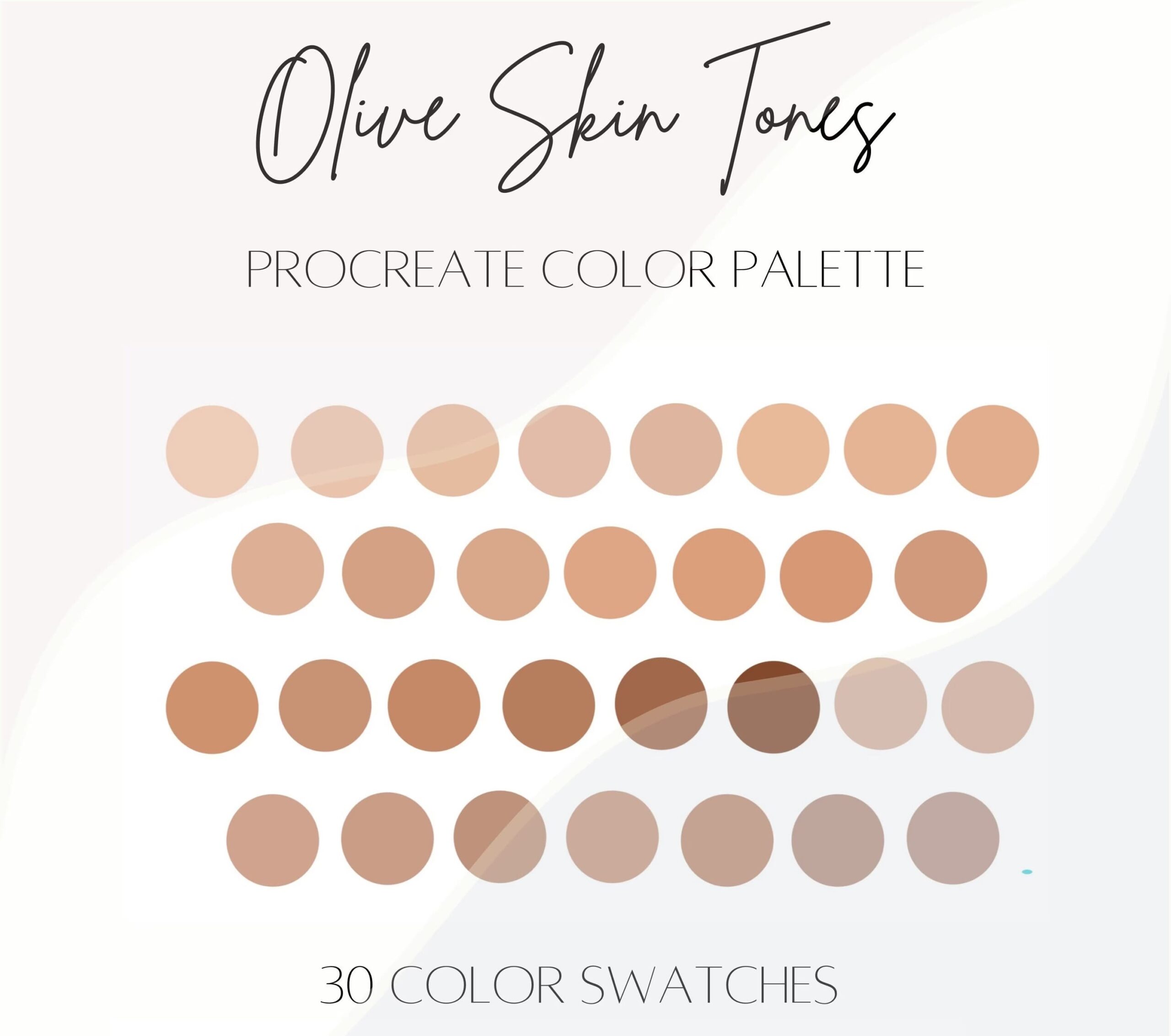 olive skin tone chart​