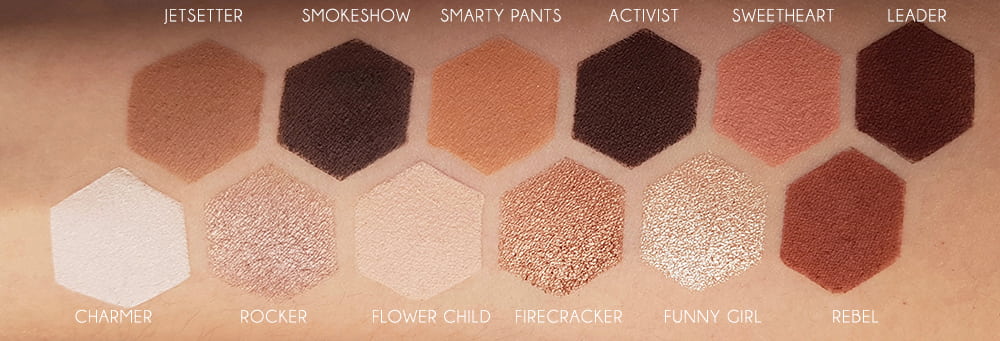 Tarte In Bloom Swatches tarte in bloom palette swatches