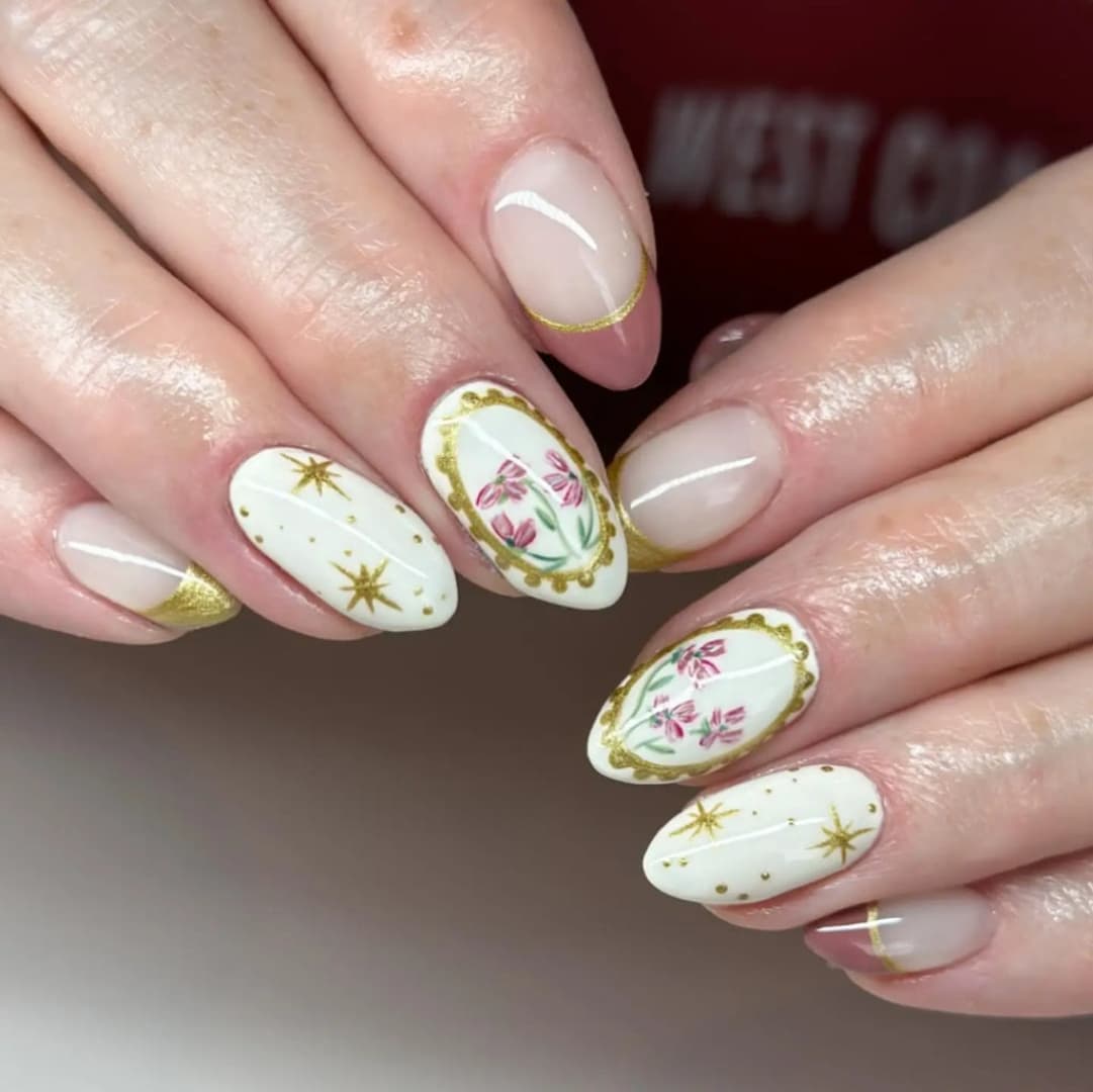 nail designs retro​ (3)